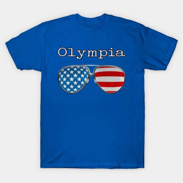 USA PILOT GLASSES OLYMPIA T-Shirt by SAMELVES
